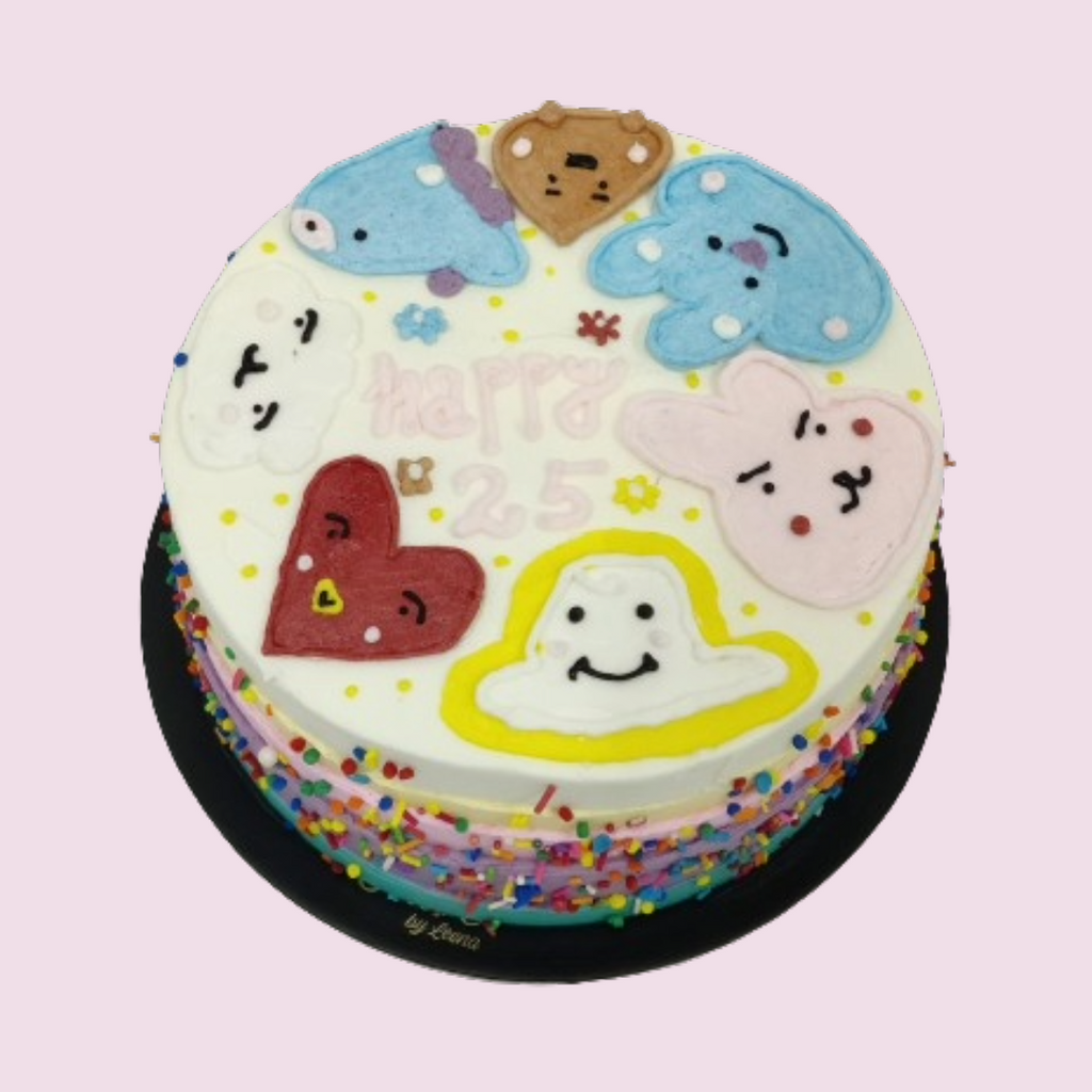 1KG CT BT21 Theme cake - Crave by Leena