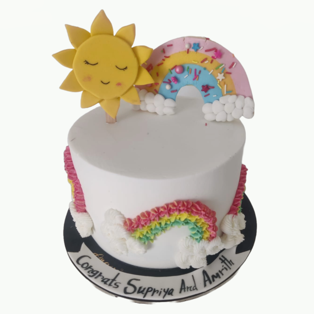 Kids Rainbow Cake - Crave by Leena