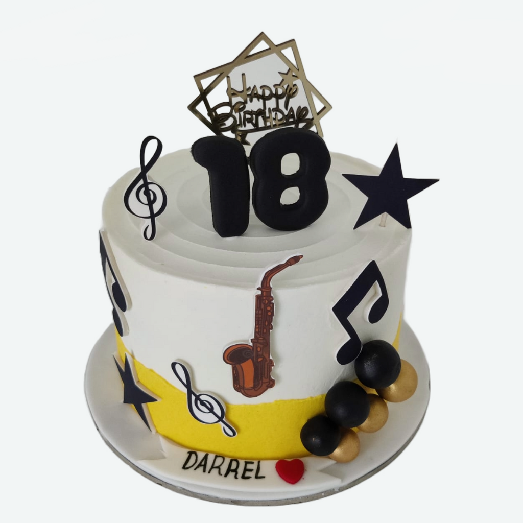 Saxophone Cake - Crave by Leena