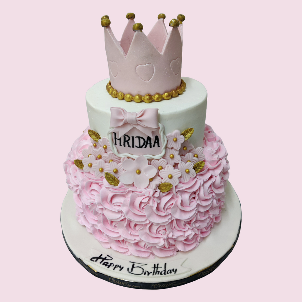 Princess Rosette Cake - Crave by Leena