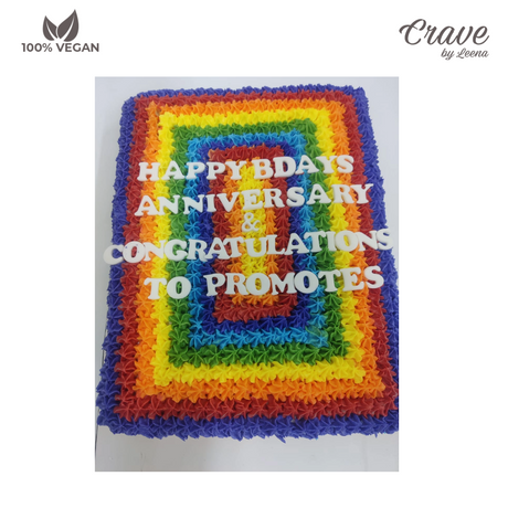 Rainbow Cake - Crave by Leena