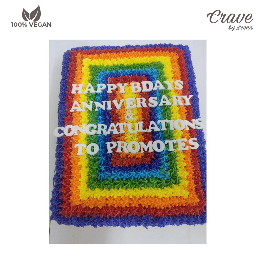 Rainbow Cake - Crave by Leena