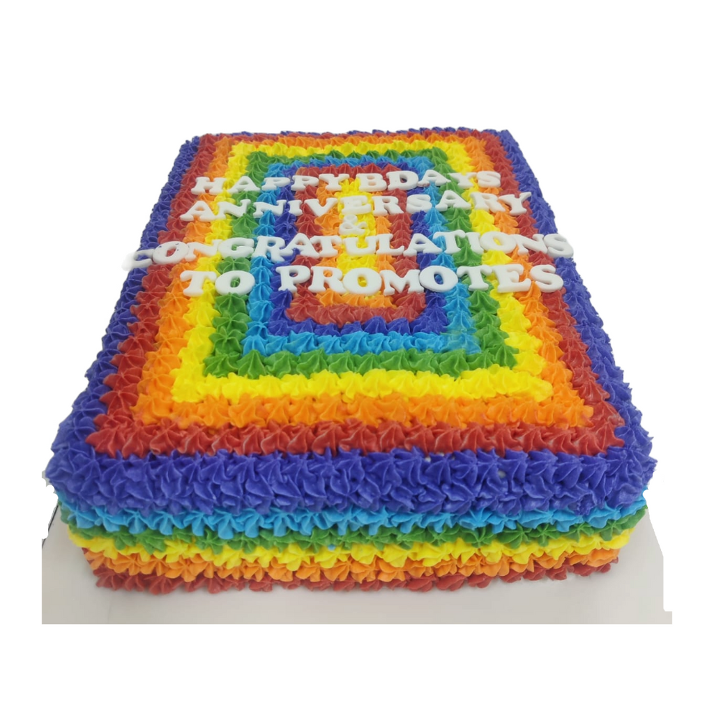 Rainbow Cake - Crave by Leena