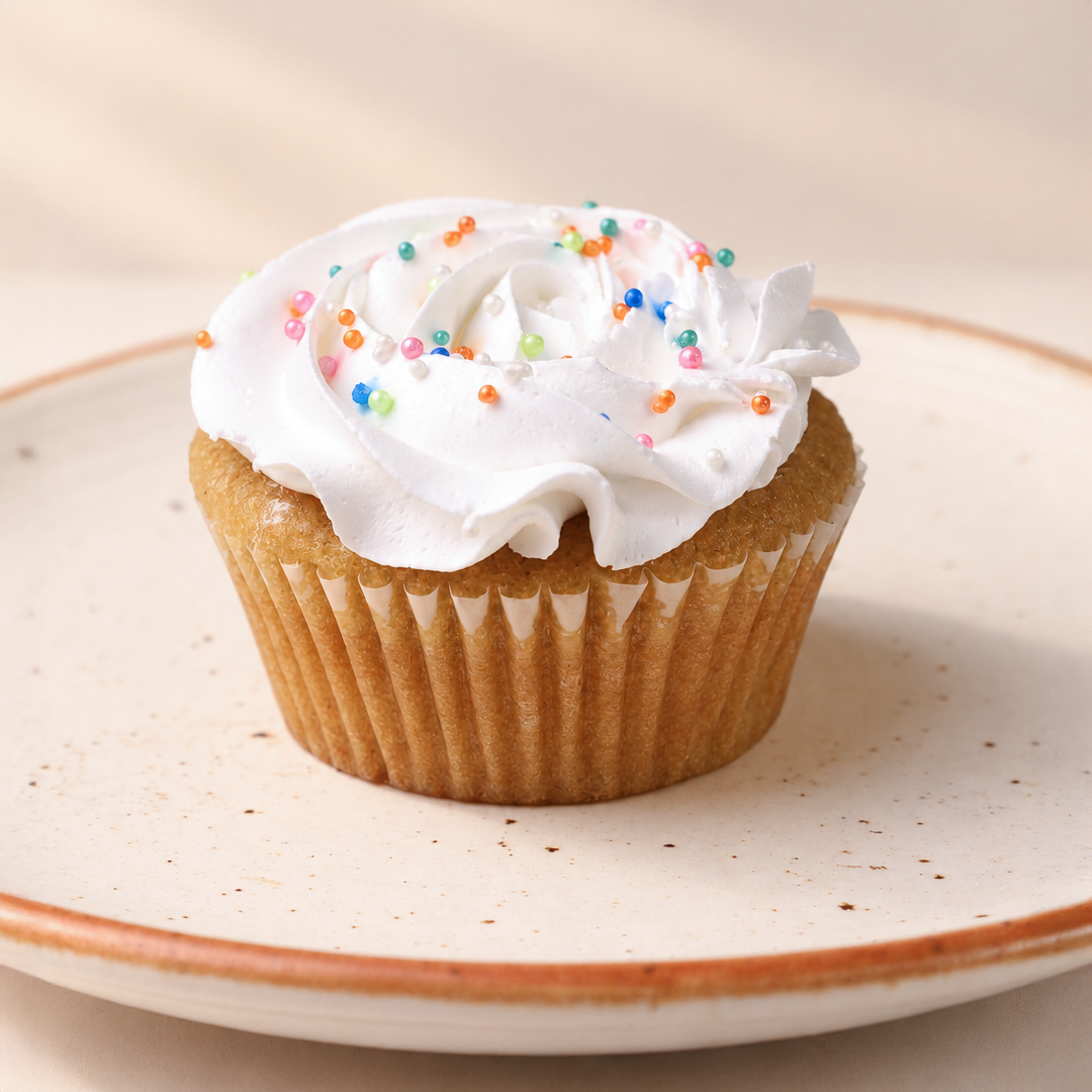 Vanilla Sprinkles Cupcakes