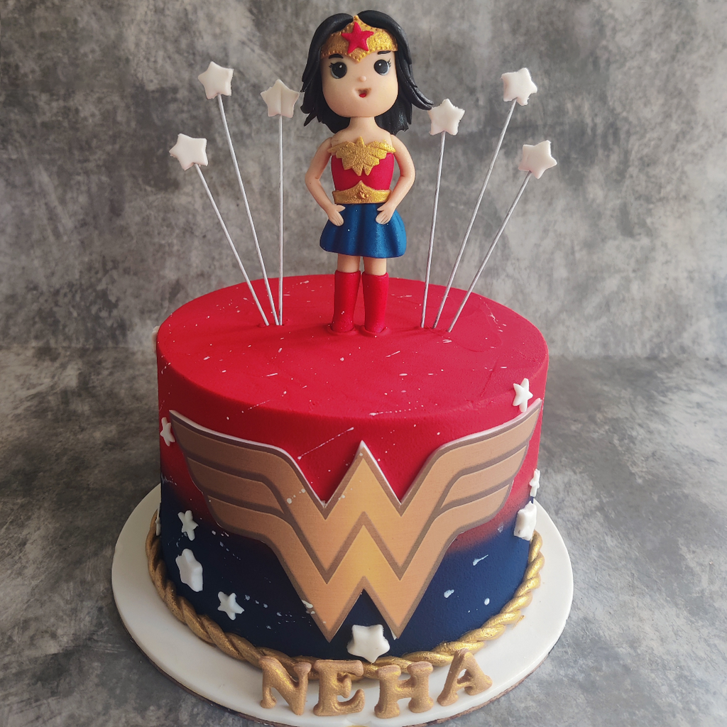 Wonder woman cake - Crave by Leena