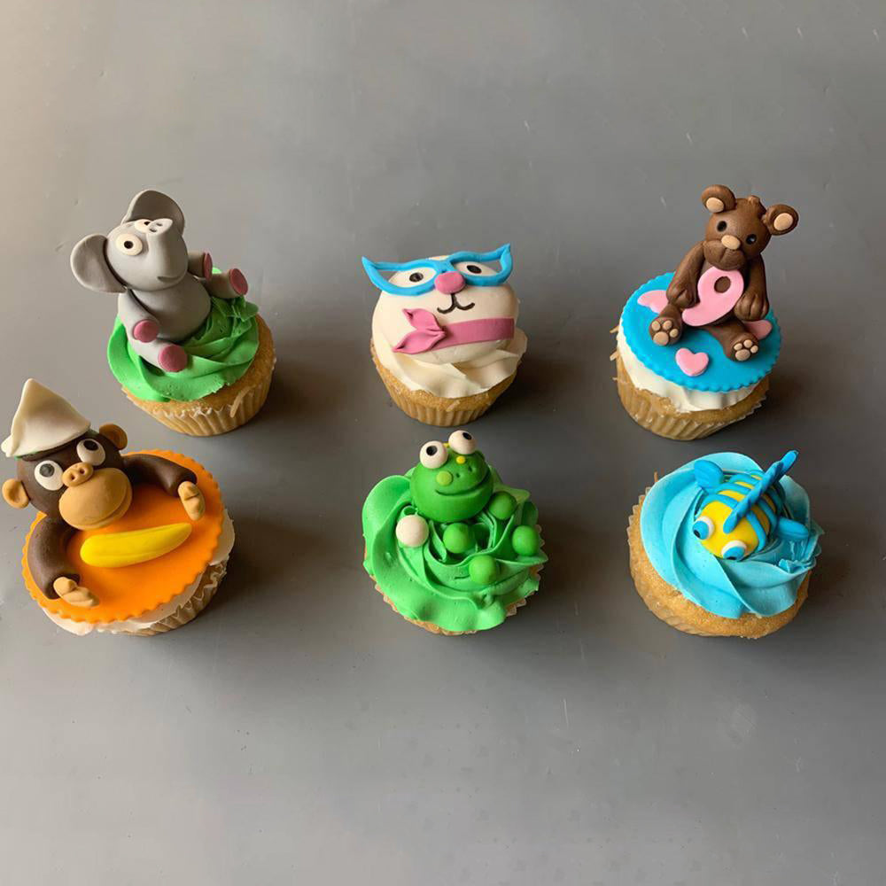 Animal Theme Cupcakes - Crave by Leena