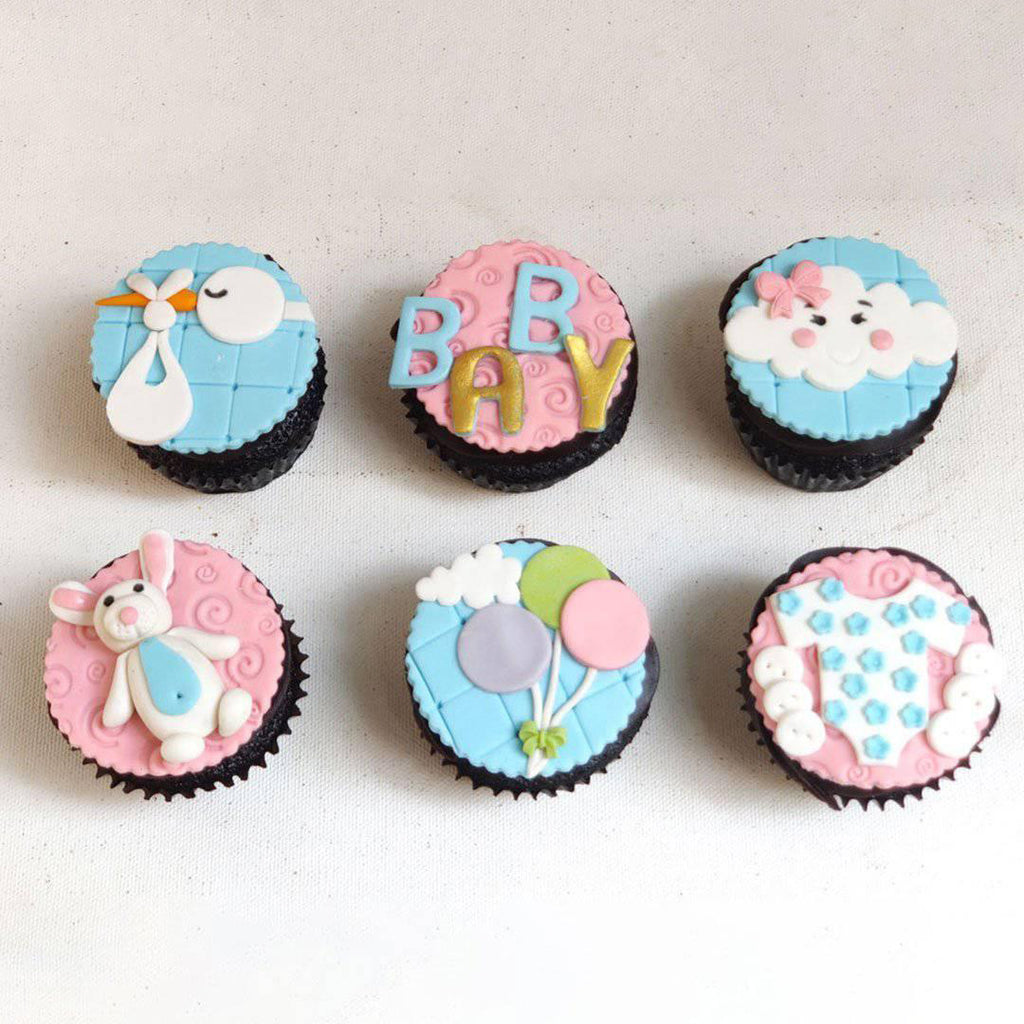 Baby Shower Cupcakes - Crave by Leena