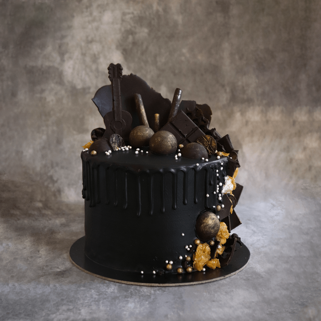 Black Drip Cake - Crave by Leena