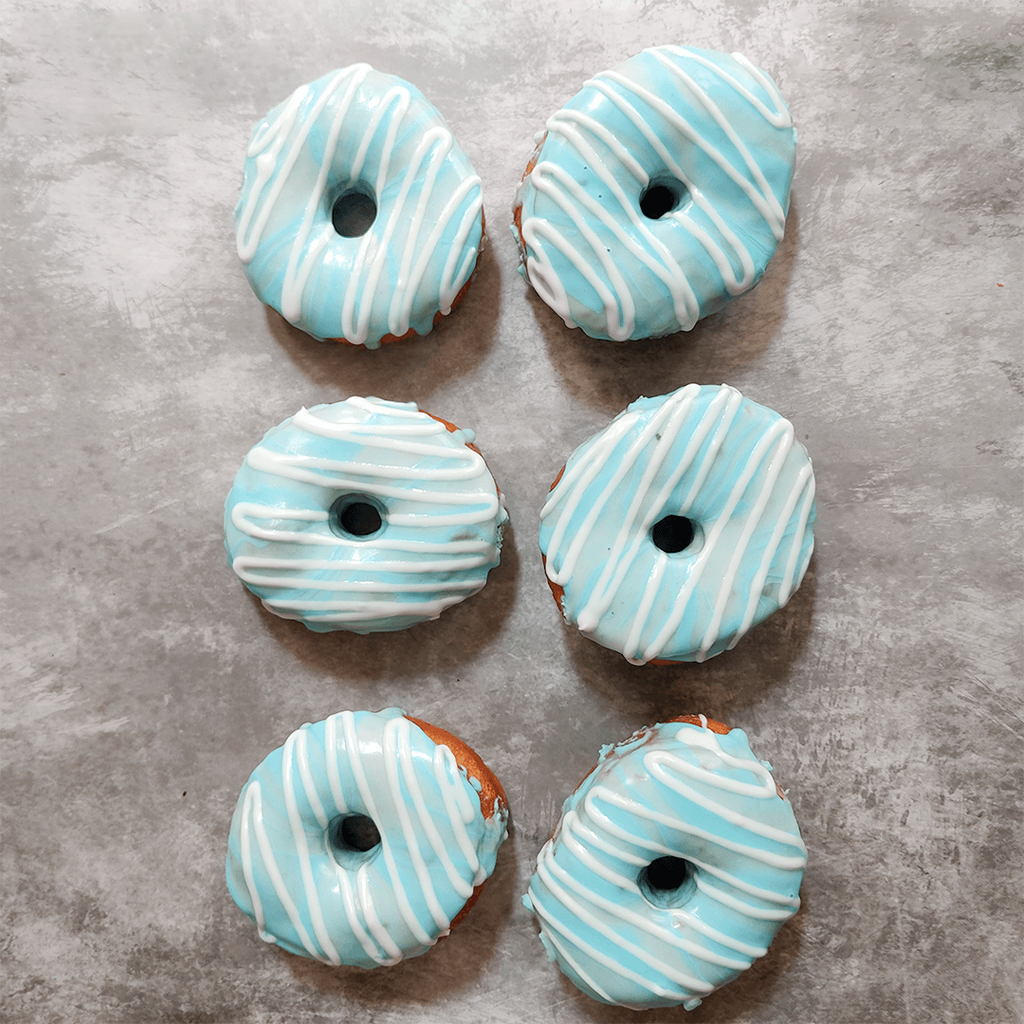Blue & White Donuts - Crave by Leena