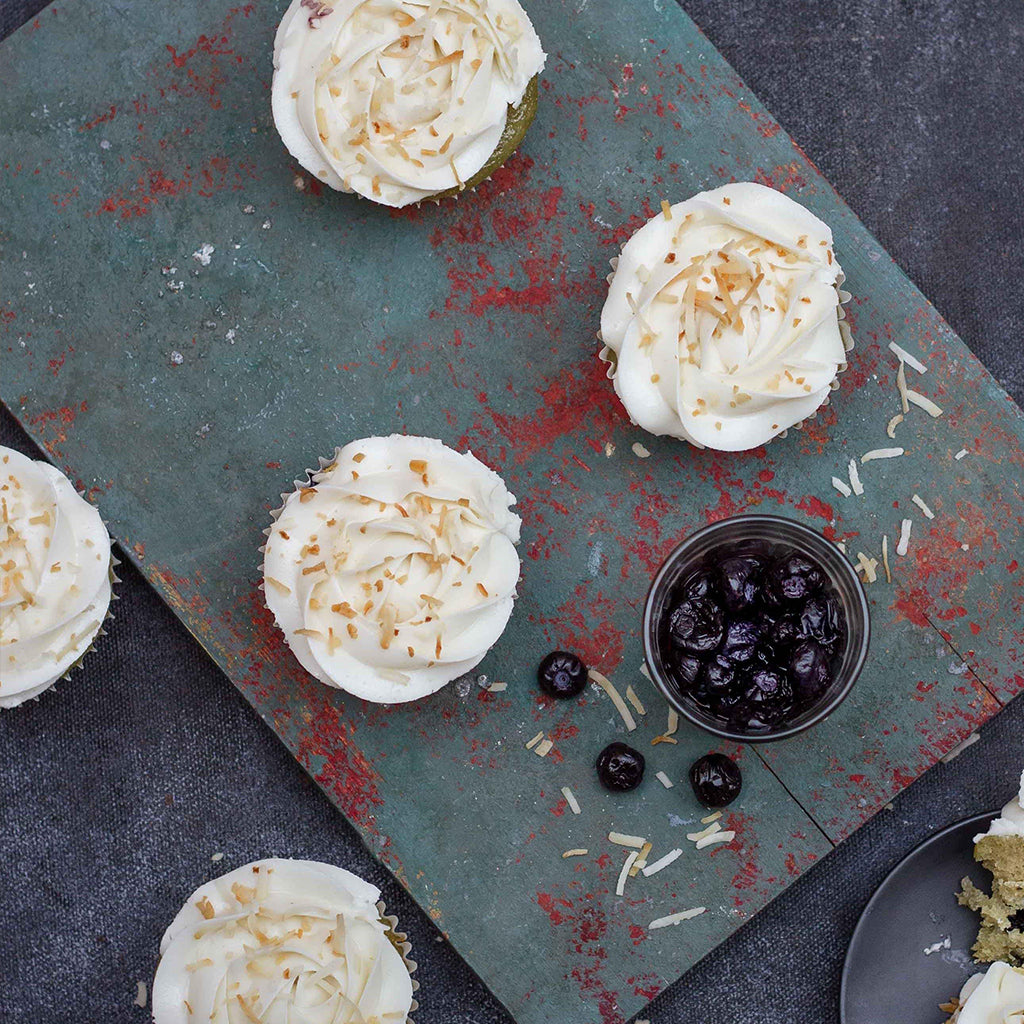Blueberry Cupcakes - Crave by Leena