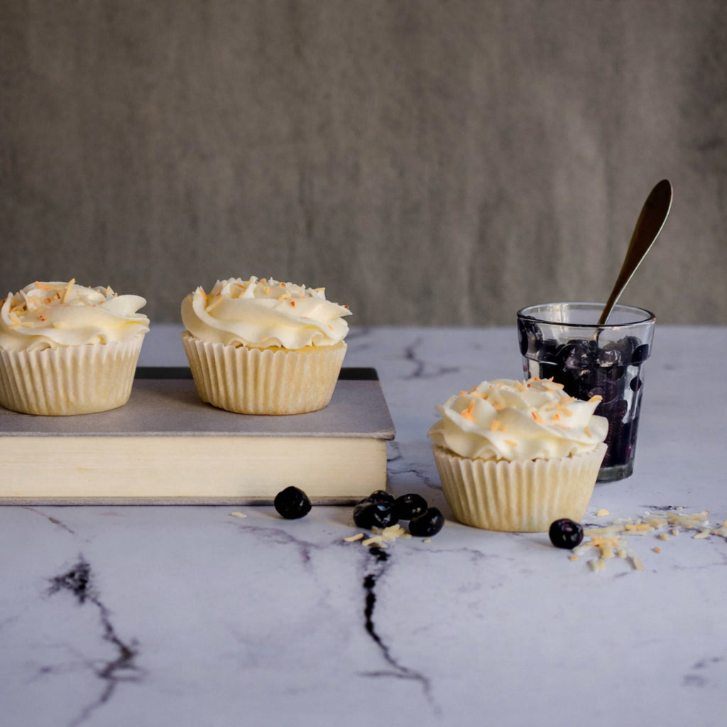Blueberry Cupcakes - Crave by Leena