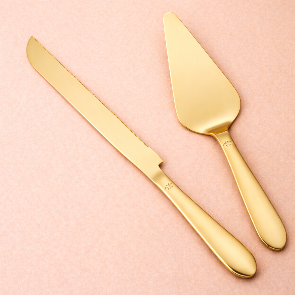 Elegant Cake Cutting Set - Crave by Leena
