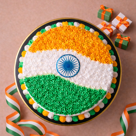 Indian Tricolour Cake (500g)