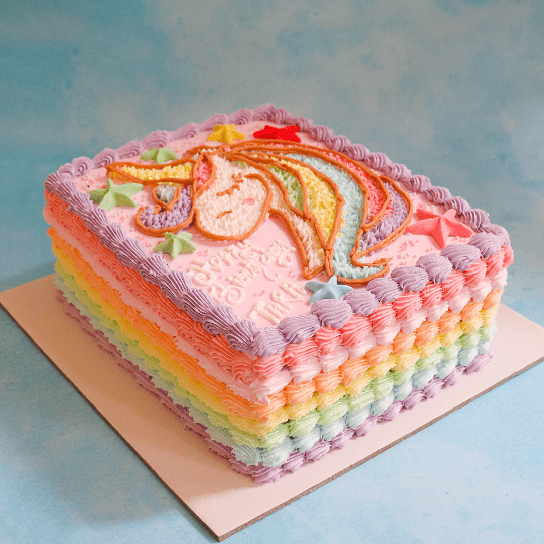 Colorful Buttercream Unicorn - Crave by Leena
