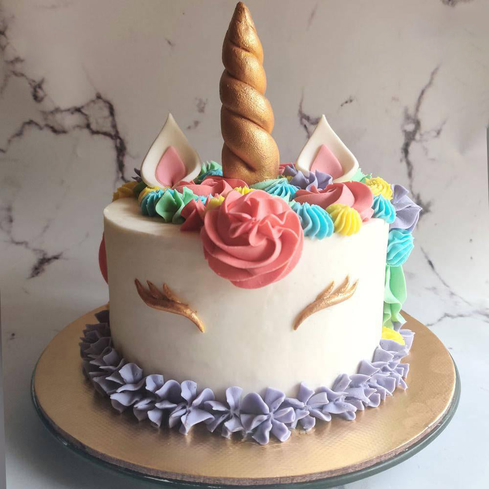 Cake Back Rainbow Mane Unicorn Cake | Vegan Theme Cake in Bangalore – Crave by Leena