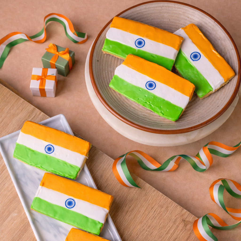 Indian Flag Cookies (box of 6)