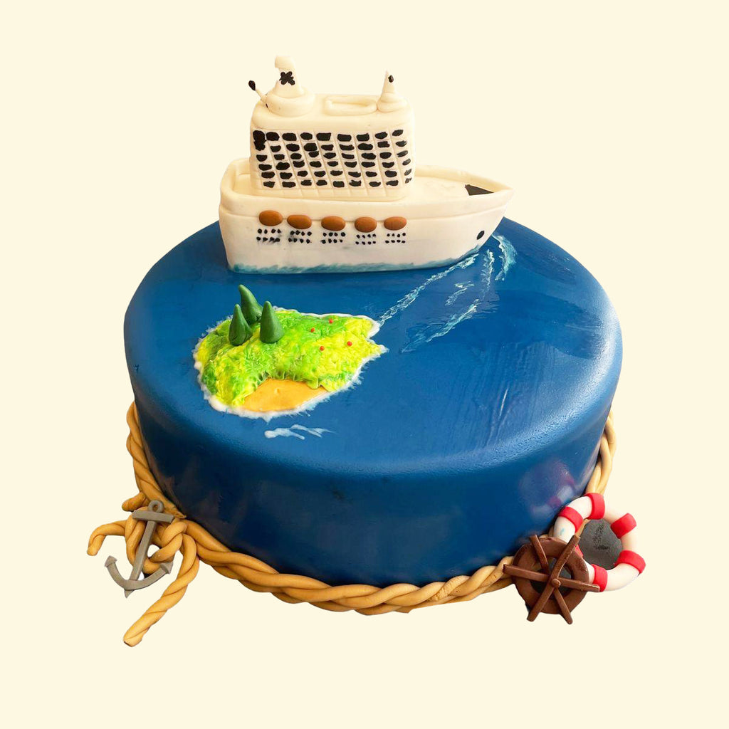 Cruise ship in the Sea Cake - Crave by Leena