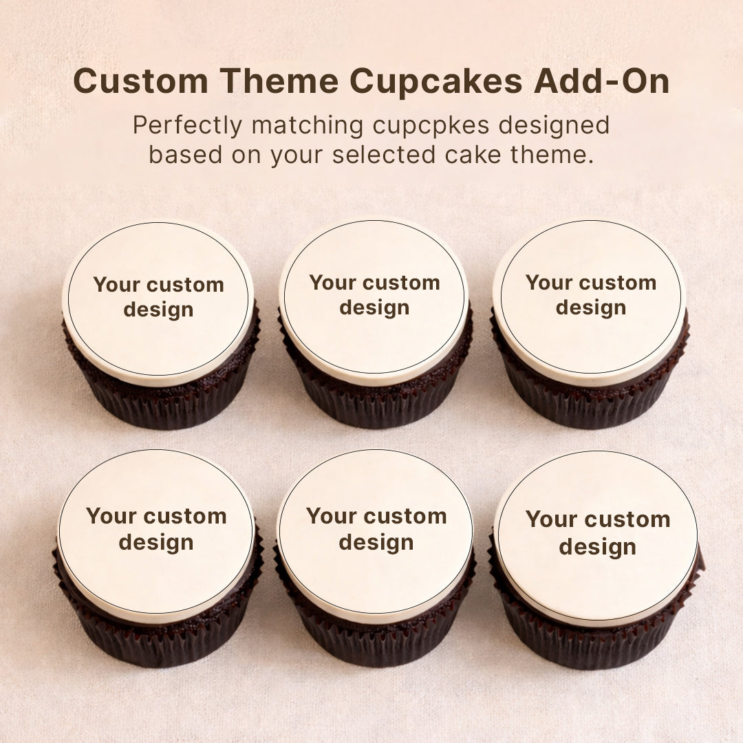Matching Theme Cupcakes - Crave by Leena