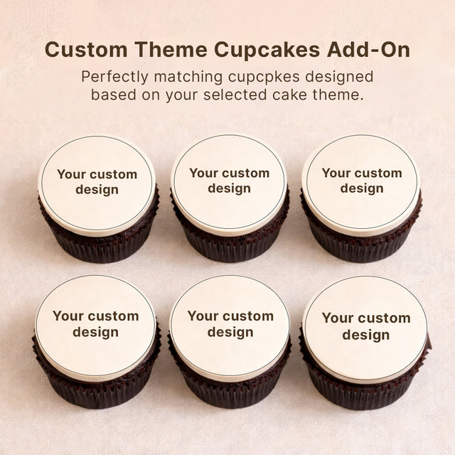 Matching Theme Cupcakes - Crave by Leena
