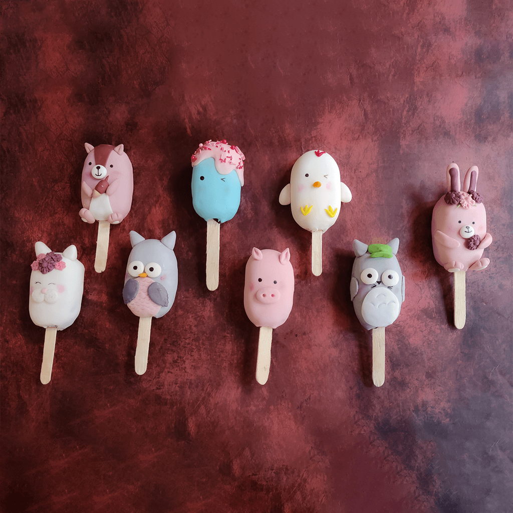 Cute Animals Cakesicles - Crave by Leena
