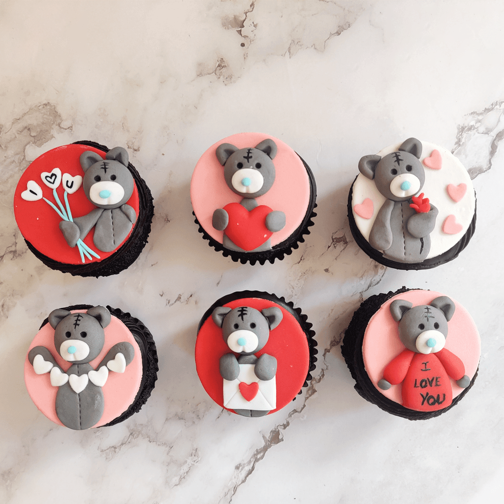 Cute Teddy Cupcakes - Crave by Leena