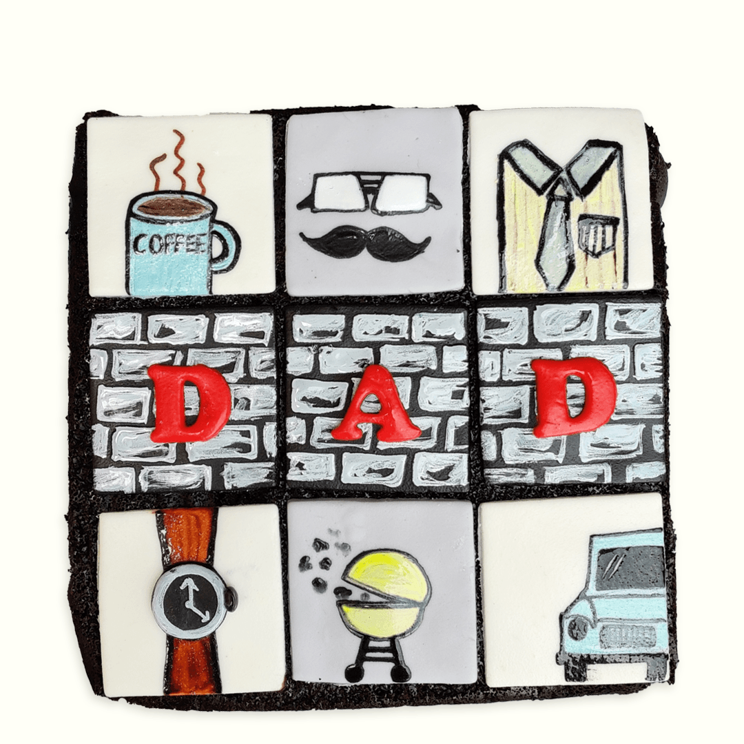 Dad Hand-Painted Tiles - Crave by Leena