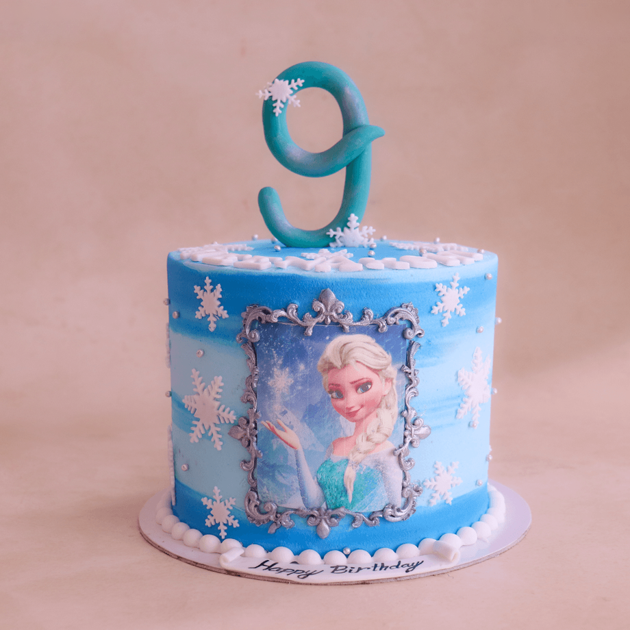ELSA ANNA FROZEN CAKE TOPPER PERSONALISED NAME AGE GLOSSY CARDSTOCK  DECORATION | eBay