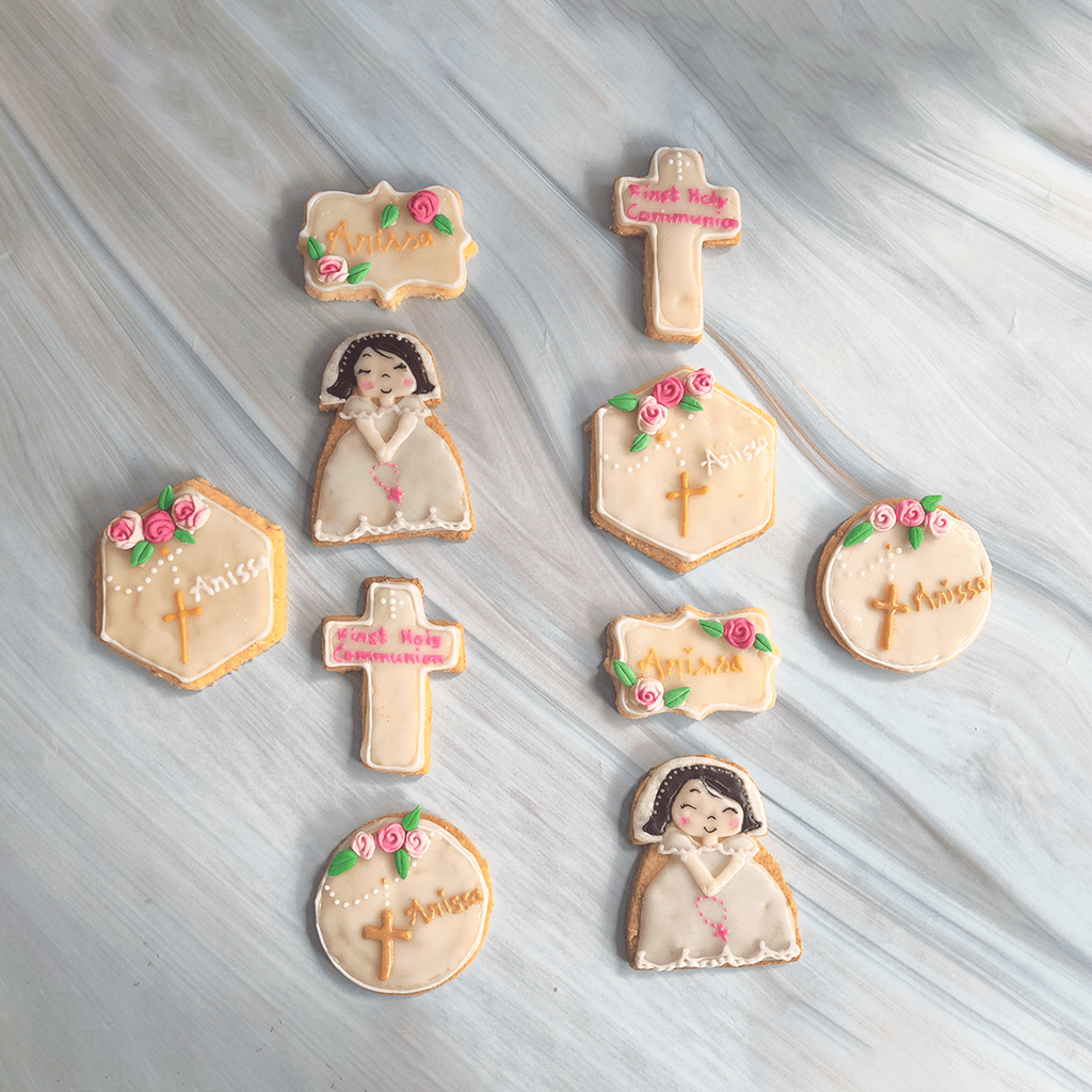 First Holy Communion Cookies - Crave by Leena