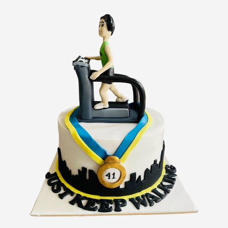 Just Keep Walking Cake. - Crave by Leena