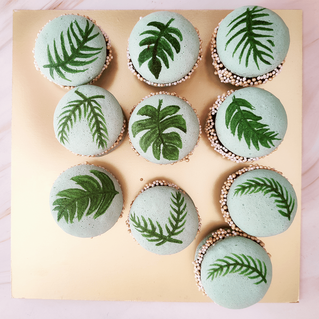 Leafy Macarons - Crave by Leena