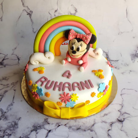 Minnie Mouse Cake - Crave by Leena