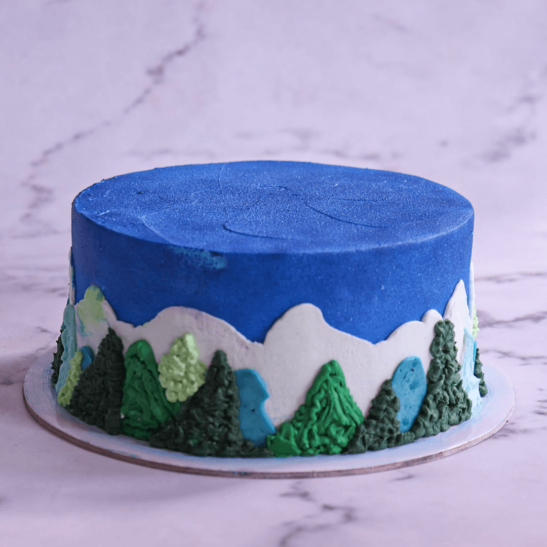 Mountains in the Night Sky - Crave by Leena