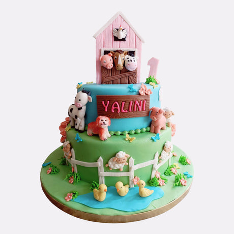 Old McDonald's Farm Cake - Crave by Leena