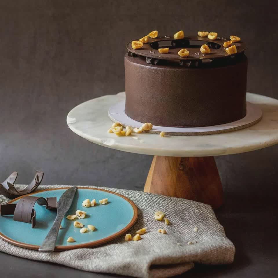 Chocolate Hazelnut Fudge Cake