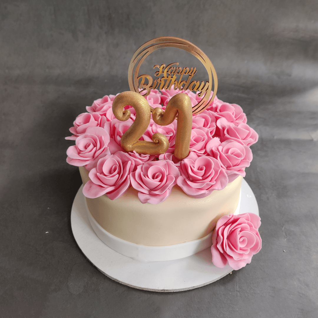Rosy Pink with Topper - Crave by Leena