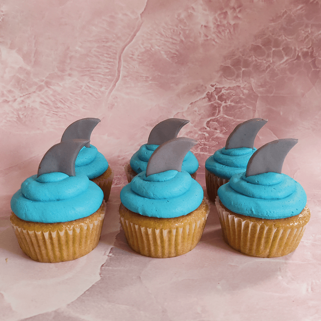 Shark Cupcakes - Crave by Leena