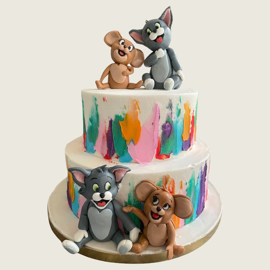 Tom and jerry back again Cake - Crave by Leena