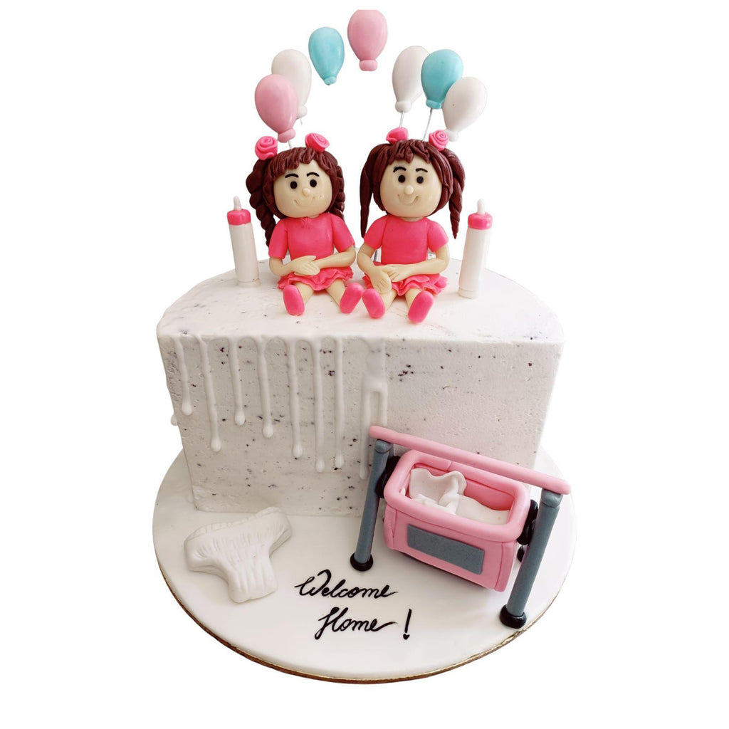 Twin Girls Cake - Crave by Leena