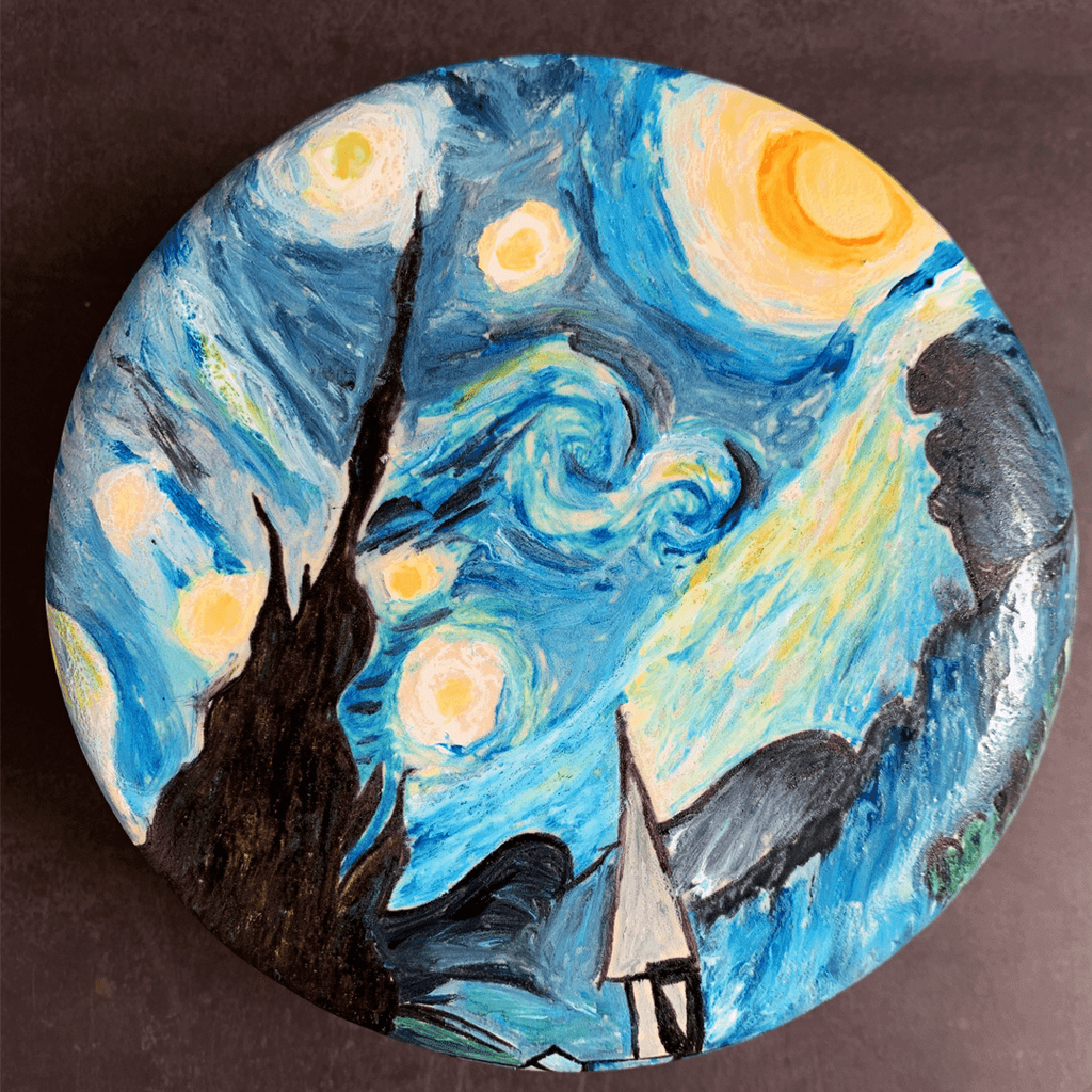 Van Gogh's The Starry Night - Crave by Leena