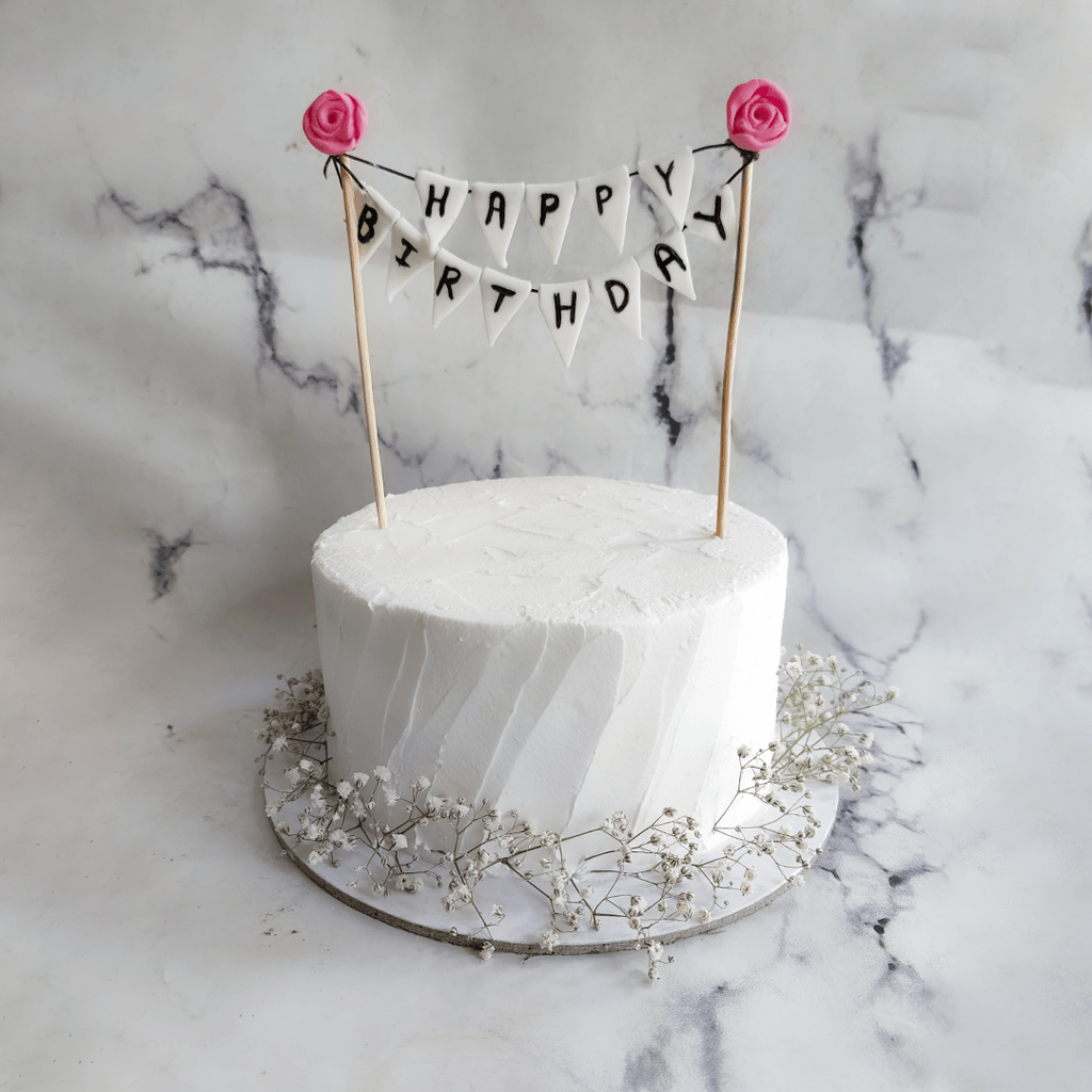 White Birthday Cake - Crave by Leena