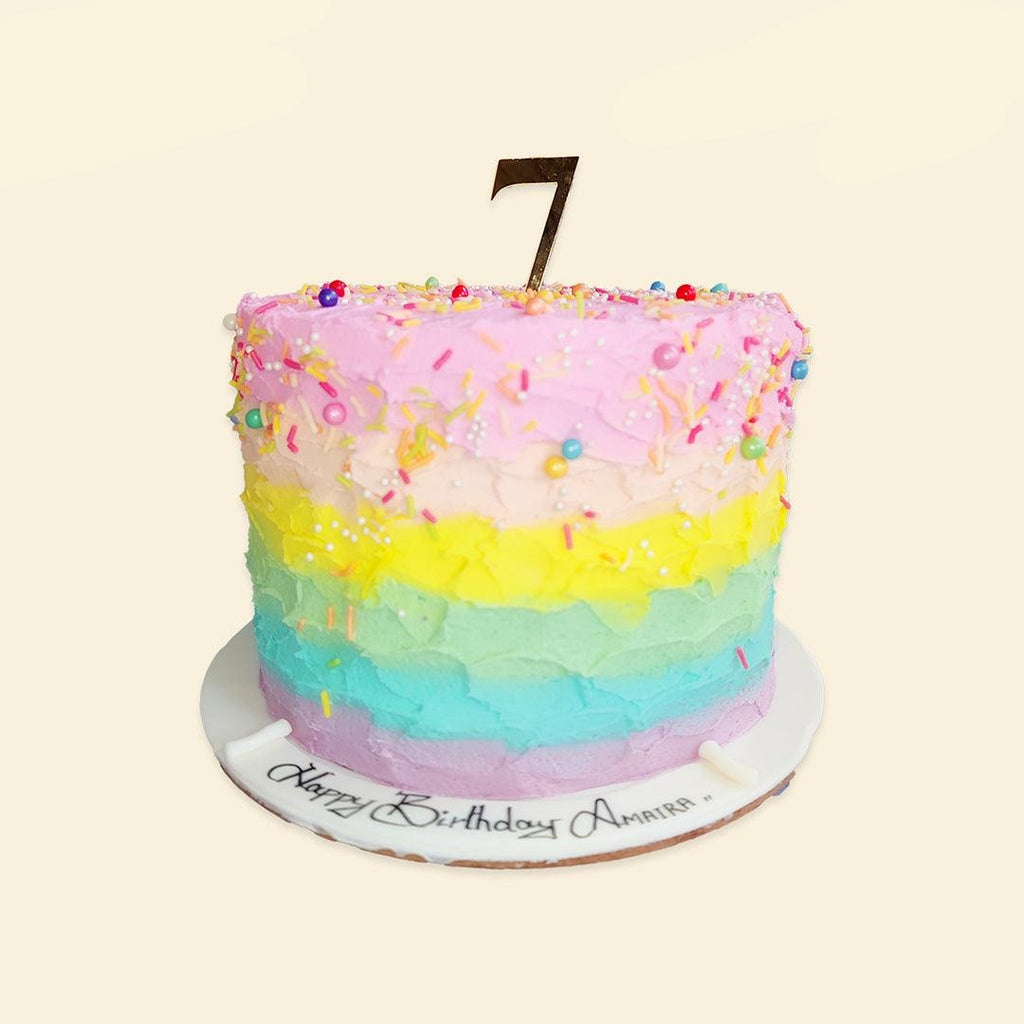 2kg Custom Rainbow Spongecake - Crave by Leena