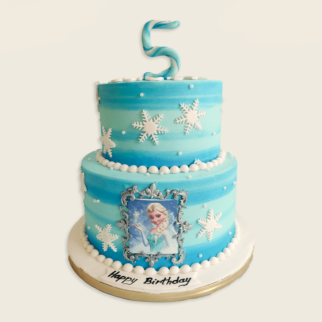 Elsa Rectangular Cake Frozen elsa cake | Custom Cakes | Crave by Leena, Bangalore
