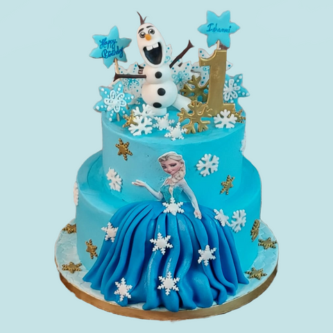 Elegant elsa | Custom Cakes | Crave by Leena, Bangalore
