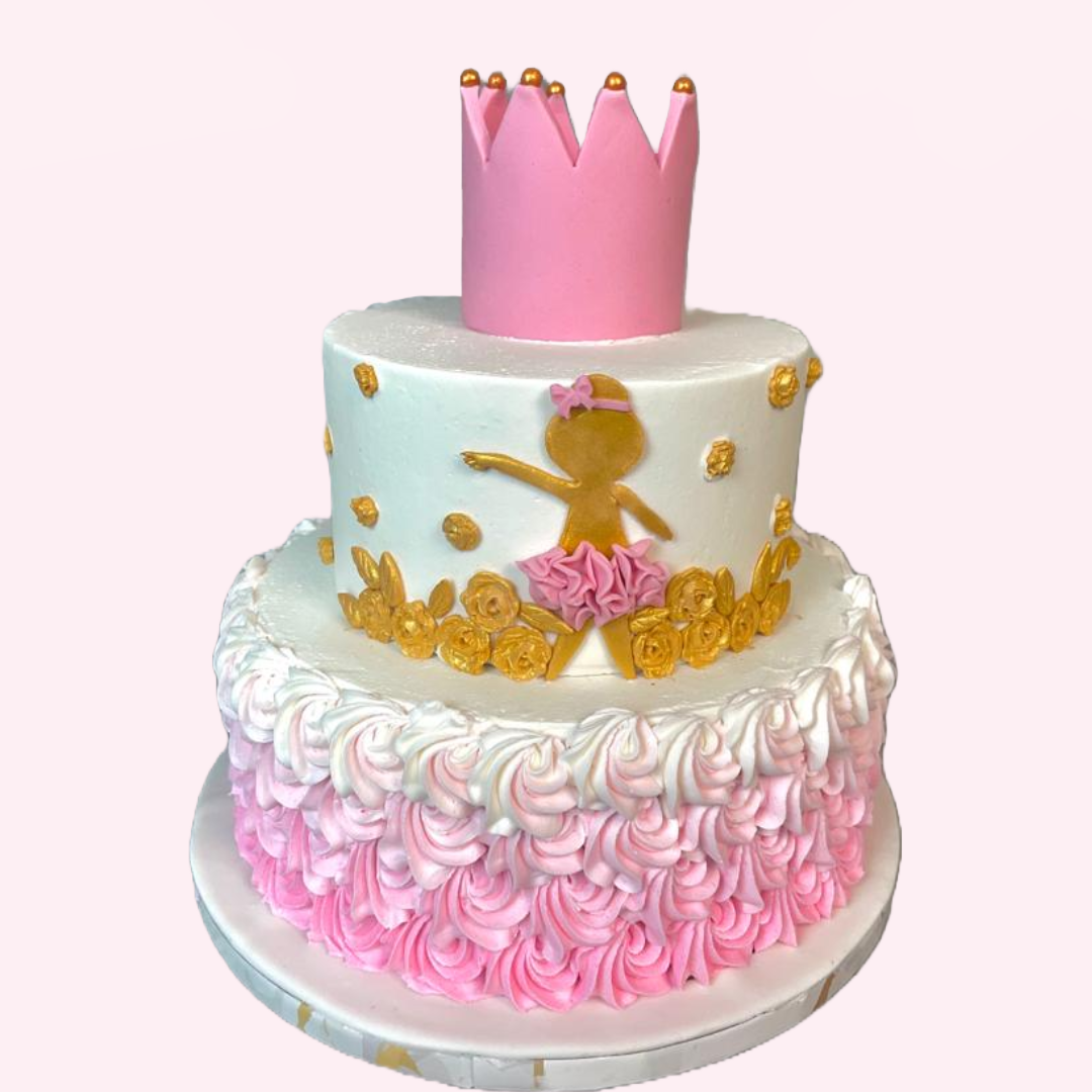 Rosette crown cake - Crave by Leena