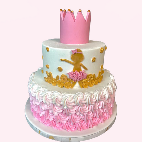 Rosette crown cake - Crave by Leena
