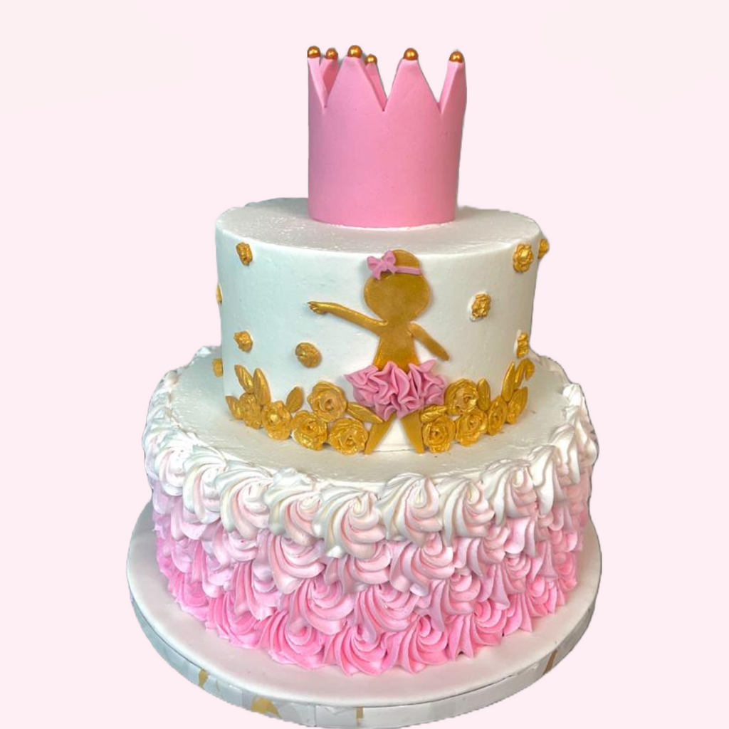 Rosette crown cake - Crave by Leena
