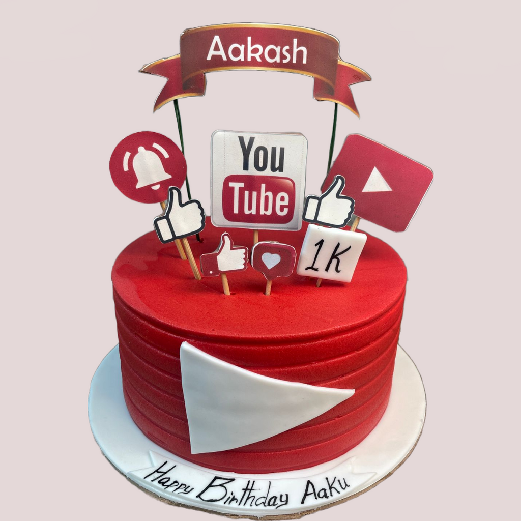 Youtube Cake - Crave by Leena