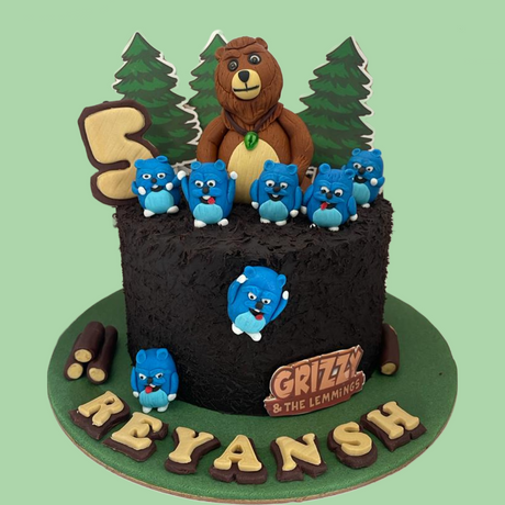 Grizzy on cake - Crave by Leena