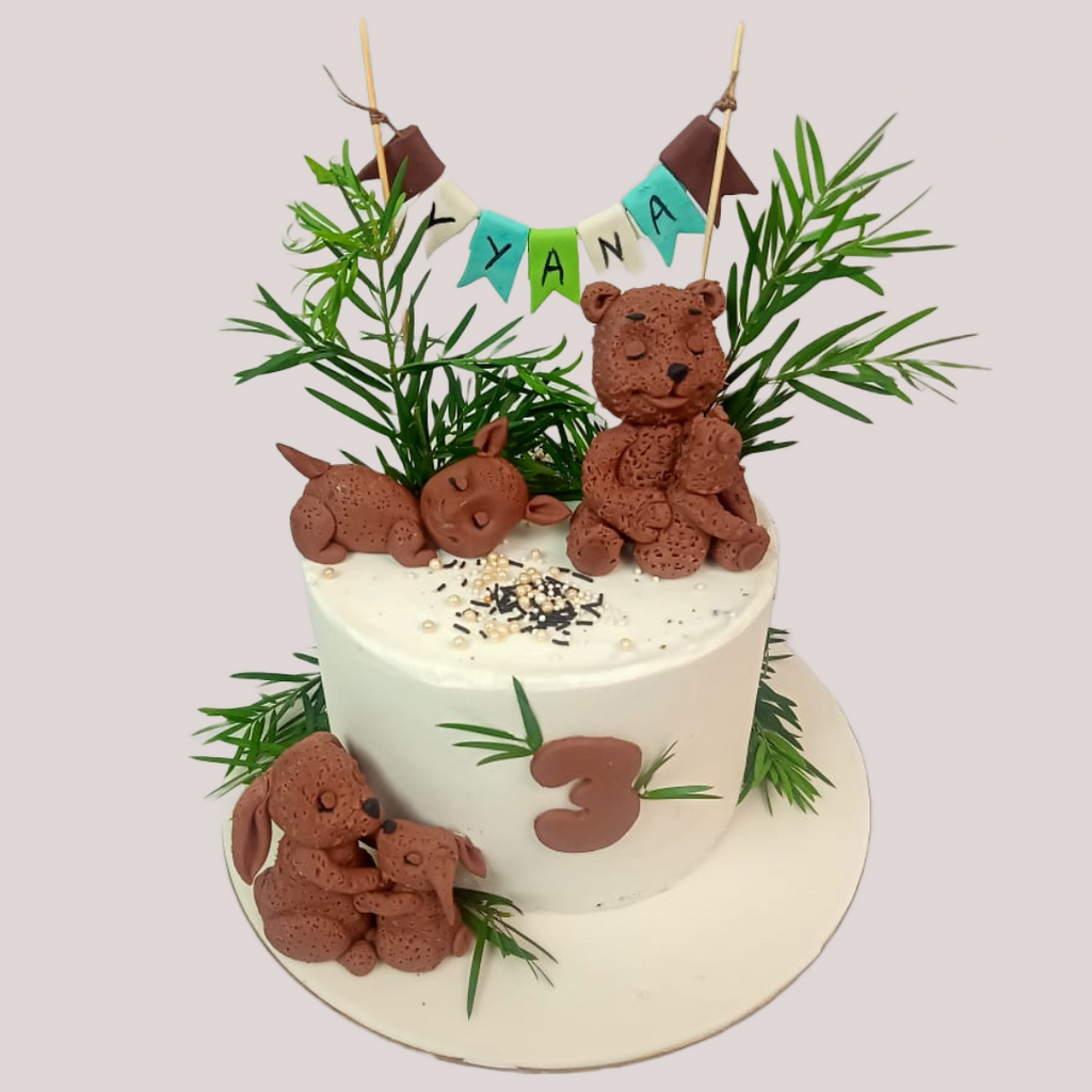 Bear and bunny Cake - Crave by Leena