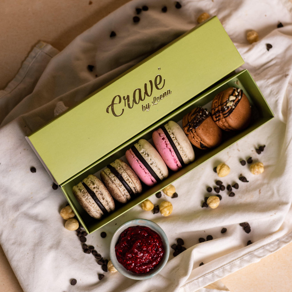 Assorted Macarons (Box of 6) - Crave by Leena